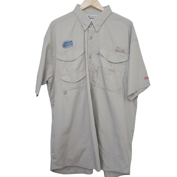 NWT Columbia Bonehead Short Sleeve Florida Gator Shirt XL - Picture 2 of 8